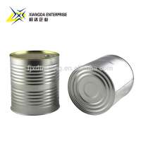 metal round shape 3kg tin cans for food packing