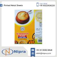 Best Standard Metal Printed Sheets for Food Cans Labeling